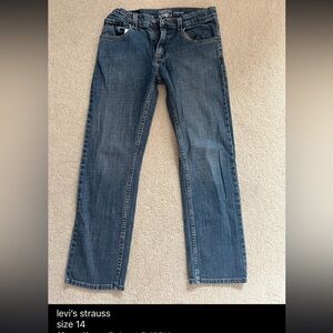 Boys size 14 Levi jeans excellent used condition